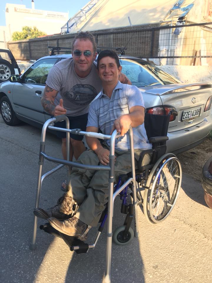 Lorenzo con Angelos — Grecia
